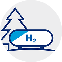 hydrogen fuel storage tank