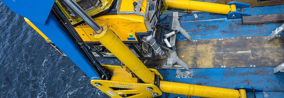 Hydrailics on heavy-duty industrial equipment.
