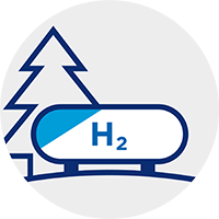hydrogen fuel storage tank